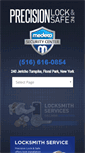 Mobile Screenshot of precisionlockandsafe.com